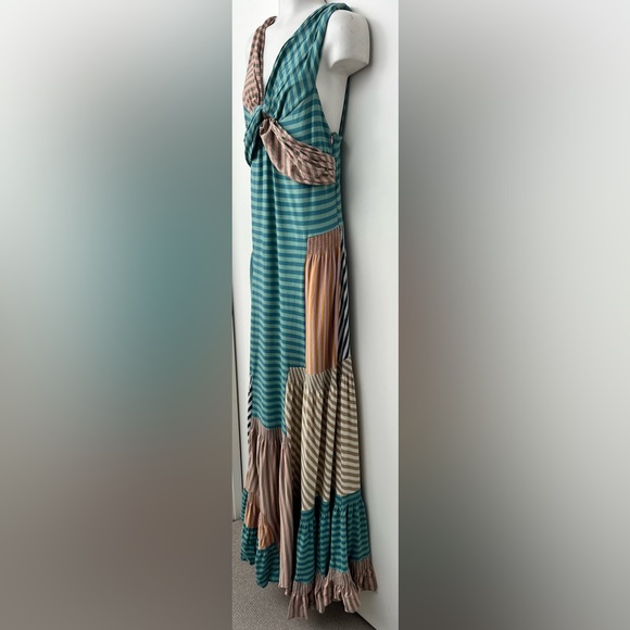 MARC by MARC JACOB | Mixed Striped Colorful Maxi Dress - Picture 9 of 11